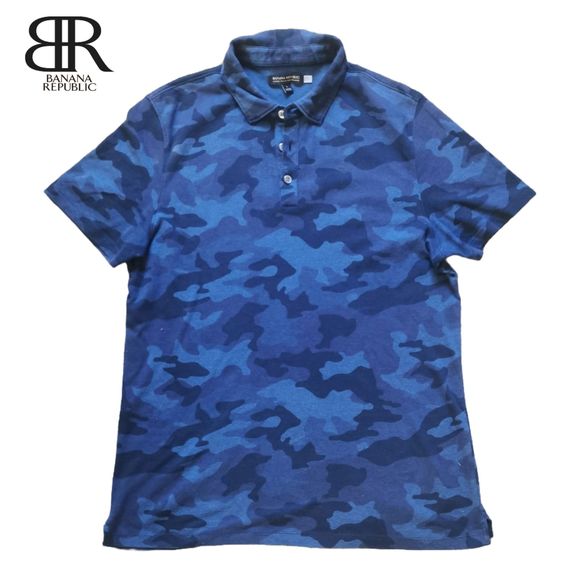Banana Republic Other - Men's Banana Republic Luxury Touch Knit Polo Shirt | Color: Blue | Size: L